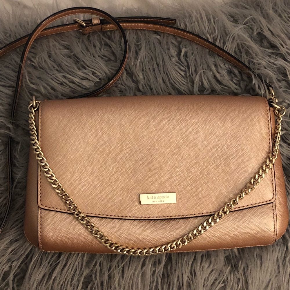 Kate Spade Newbury Lane Greer Crossbody- Rose Gold